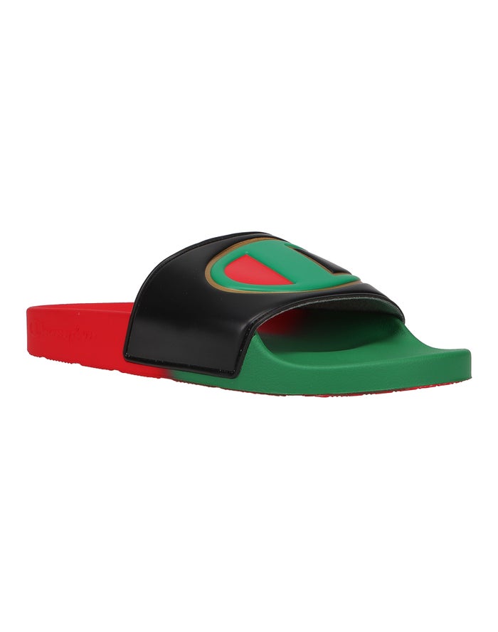 Chanclas Champion Hombre - Ipo Split ( Verde/Rojas ) 5460127-AN